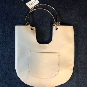 Nude & Gold Small Purse, New Unworn